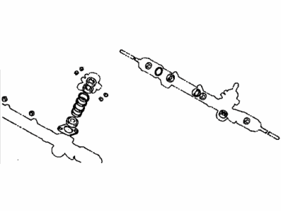 Lexus 04445-33070 Gasket Kit, Power Steering Gear(For Rack & Pinion)