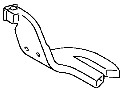 Lexus 87212-06010 Duct, Air, Rear RH