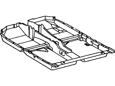 Lexus 58510-33340-A0 Carpet Assy, Floor, Front