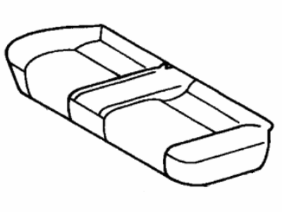 Lexus 71075-33360-A0 Rear Seat Back Cover (For Bench Type)