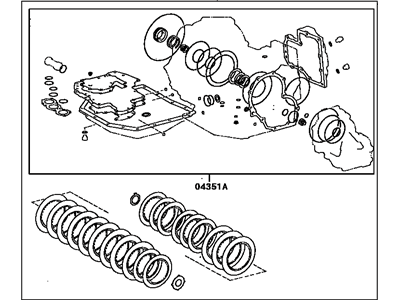 1999 Lexus ES300 Automatic Transmission Overhaul Kit - 04352-33051