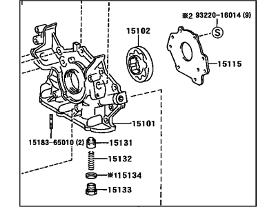 Lexus Oil Pump - 15100-20040