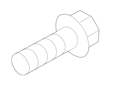 Lexus 91652-60630 Bolt, W/Washer