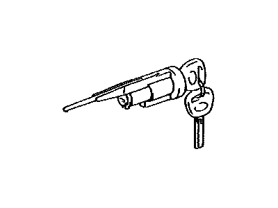 Lexus 69057-33150 Cylinder & Key Set, Ignition Switch Lock