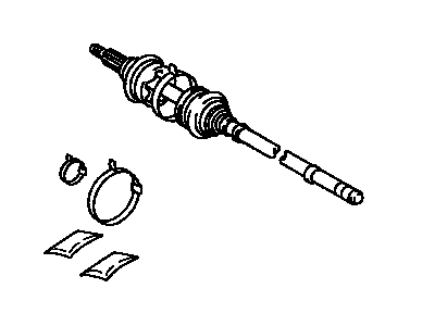 Lexus 43470-09340 Shaft Assembly,OUTBOARD