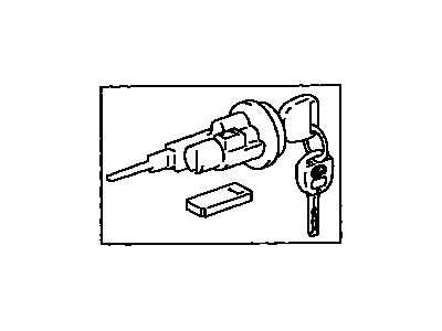 2001 Lexus ES300 Ignition Lock Assembly - 89073-33160