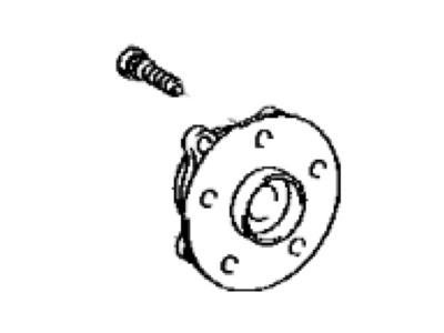 Lexus 43550-0E010 Front Axle Hub Sub-Assembly, Left