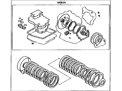 Lexus 04352-32051 Kit, Transaxle Overhaul(Atm)