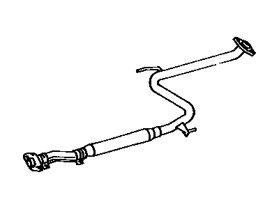 1990 Lexus ES250 Exhaust Pipe - 17420-62051