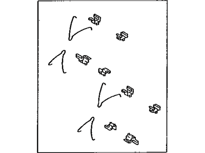 Lexus 04947-32140 Fitting Kit, Disc Brake, Front