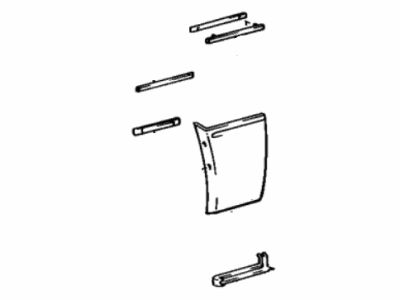 Lexus 75601-32010-05 Moulding Sub-Assy, Front Fender, RH