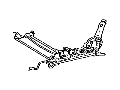 Lexus 72012-32090 Adjuster Sub-Assy, Front Seat, Outer LH