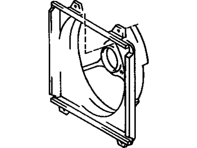 Lexus 16701-38040 Shroud Sub-Assy, Fan