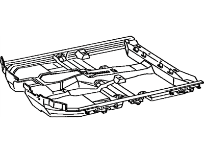 Lexus 58510-32350-08 Carpet Assy, Front Floor, Front