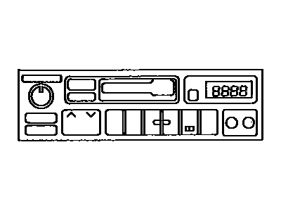 Lexus 86120-32400 Receiver Assy, Radio