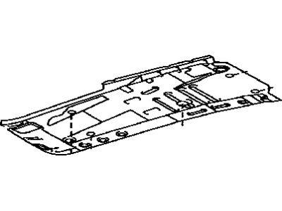 2019 Lexus NX300h Floor Pan - 58111-42201