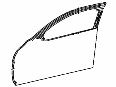 Lexus 67111-24040 Panel, Front Door, Outer RH