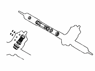 Lexus 04445-24051 Gasket Kit, Power Steering Gear(For Rack & Pinion)