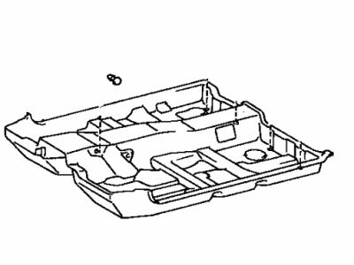 Lexus 58510-24270-A0 Carpet Assy, Floor, Front