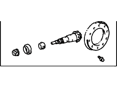 Lexus 41201-80027 Final Gear Kit, Differential, Rear