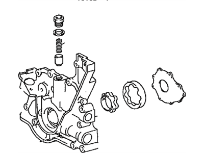 Lexus GS300 Oil Pump - 15100-46040