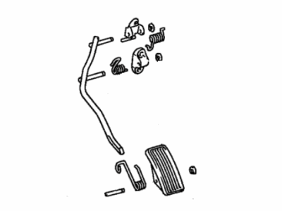 Lexus 78120-24070 Rod Assy, Accelerator Pedal