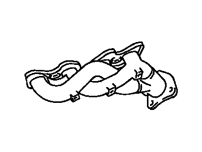 Lexus 17105-50032 Exhaust Manifold Sub-Assembly, Left