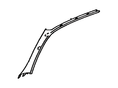 Lexus 62220-33020-E0 Garnish, Front Pillar, LH