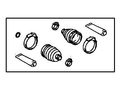 Lexus 04437-24020 Boot Kit, Rear Drive Shaft