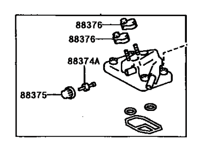 Lexus 88371-24070 Valve, Suction