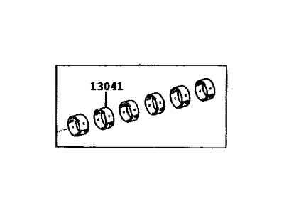 Lexus 13204-46023 Bearing Set, Connecting Rod