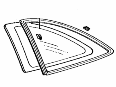 Lexus 62710-24080 Window Assy, Quarter, RH