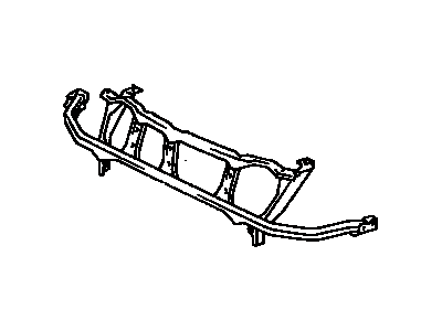 Lexus 52029-24030 Reinforcement Sub-Assy, Front Bumper, Upper