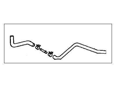 1998 Lexus SC400 Radiator Hose - 16566-50020