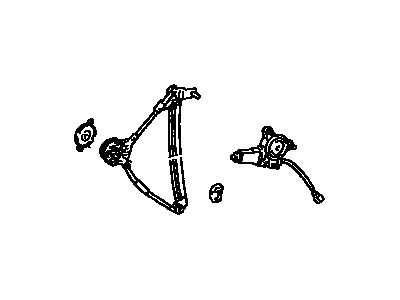 Lexus SC300 Window Regulator - 69820-24040