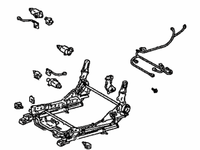 Lexus 72020-24120 Adjuster Sub-Assy, Front Seat, Outer LH