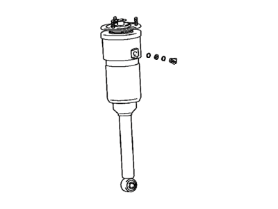 Lexus 48080-50150 Cylinder Assy, Pneumatic, Rear RH W/Shock Absorber