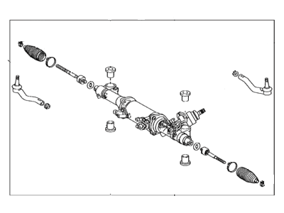 2011 Lexus LS600hL Rack And Pinion - 44200-50361