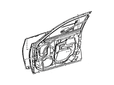 Lexus 67001-50082 Panel Sub-Assembly, Front Door Inside