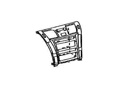 Lexus 55405-50100 Panel Sub-Assy, Instrument Cluster Finish, Center