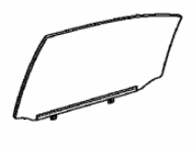 Lexus 68104-50250 Glass Sub-Assy, Rear Door, LH