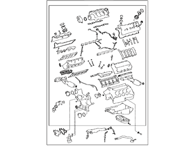 Lexus 04111-38083 Gasket Kit, Engine O