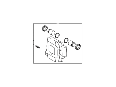 Lexus LS460 Brake Caliper - 47830-50190