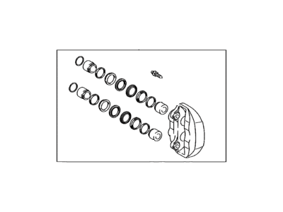 Lexus LS460 Brake Caliper - 47730-0W040