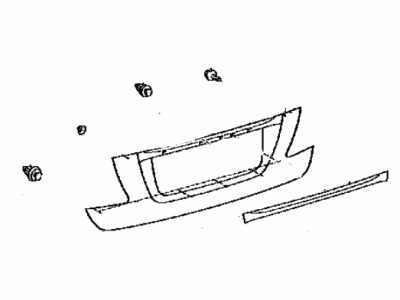 Lexus 76801-50090-C2 GARNISH Sub-Assembly, Luggage