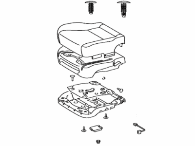 Lexus 71002-50Y80-B1 Front Seat Set