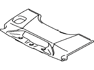 Lexus 53767-50011 Cover Sub-Assy, Air Cleaner Inlet