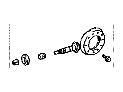 Lexus 41201-59235 Final Gear Kit, Differential, Rear