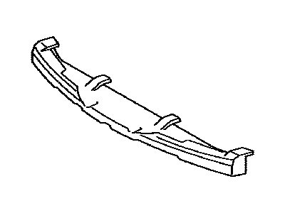 Lexus 52614-50010 Absorber, Front Bumper, Lower