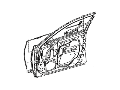 Lexus 67002-50082 Panel Sub-Assembly, Front Door Inside